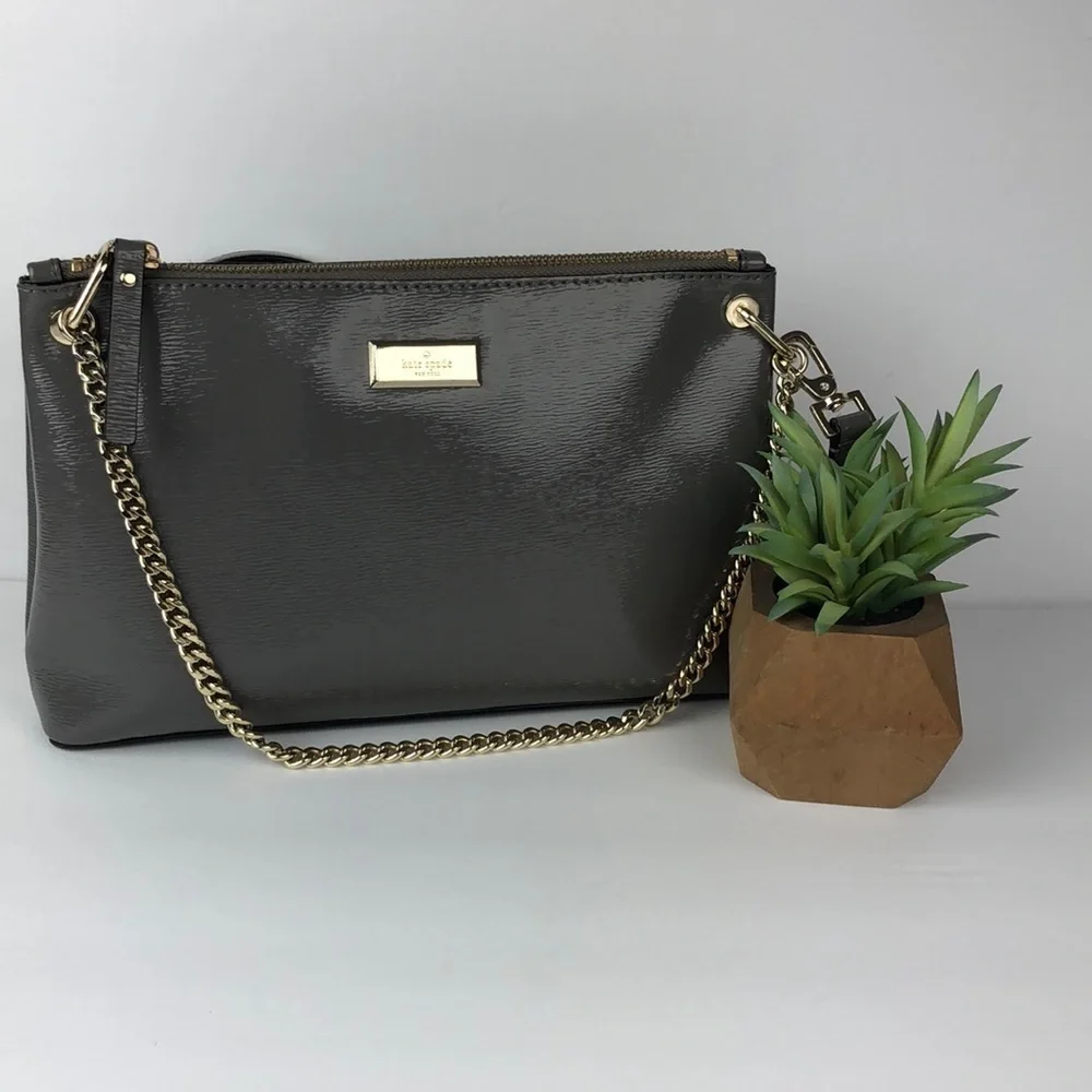 Kate Spade River Bixby Place Gray Crossbody